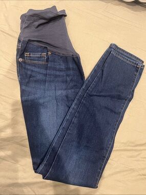 Old Navy Dark Blue Skinny Maternity Jeans